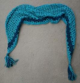 Blue Scarf