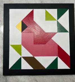 Cardinal Barn Quilt
